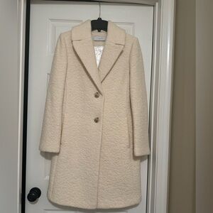 Tahari |Woman’s wool coat| Off white| Medium| NWOT